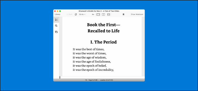two page view kindle for mac
